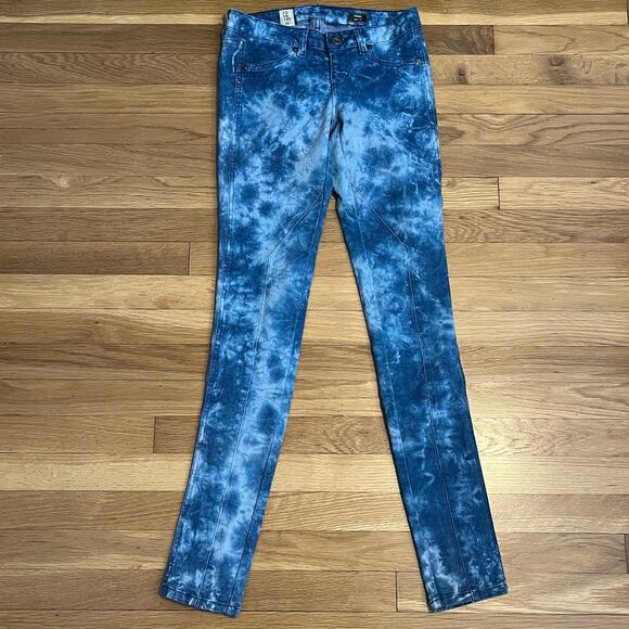 Volcom Tie-Dye Pistol Legging Fit Jeans - Size 25 / 1 - Picture 1 of 5